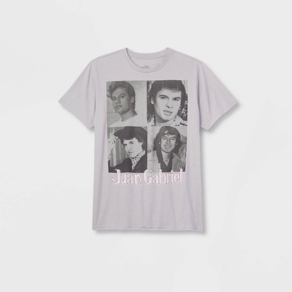 Latino Heritage Month Adult Juan Gabriel Short sleeve graphic t-shirt- Gray L - Picture 3 of 6